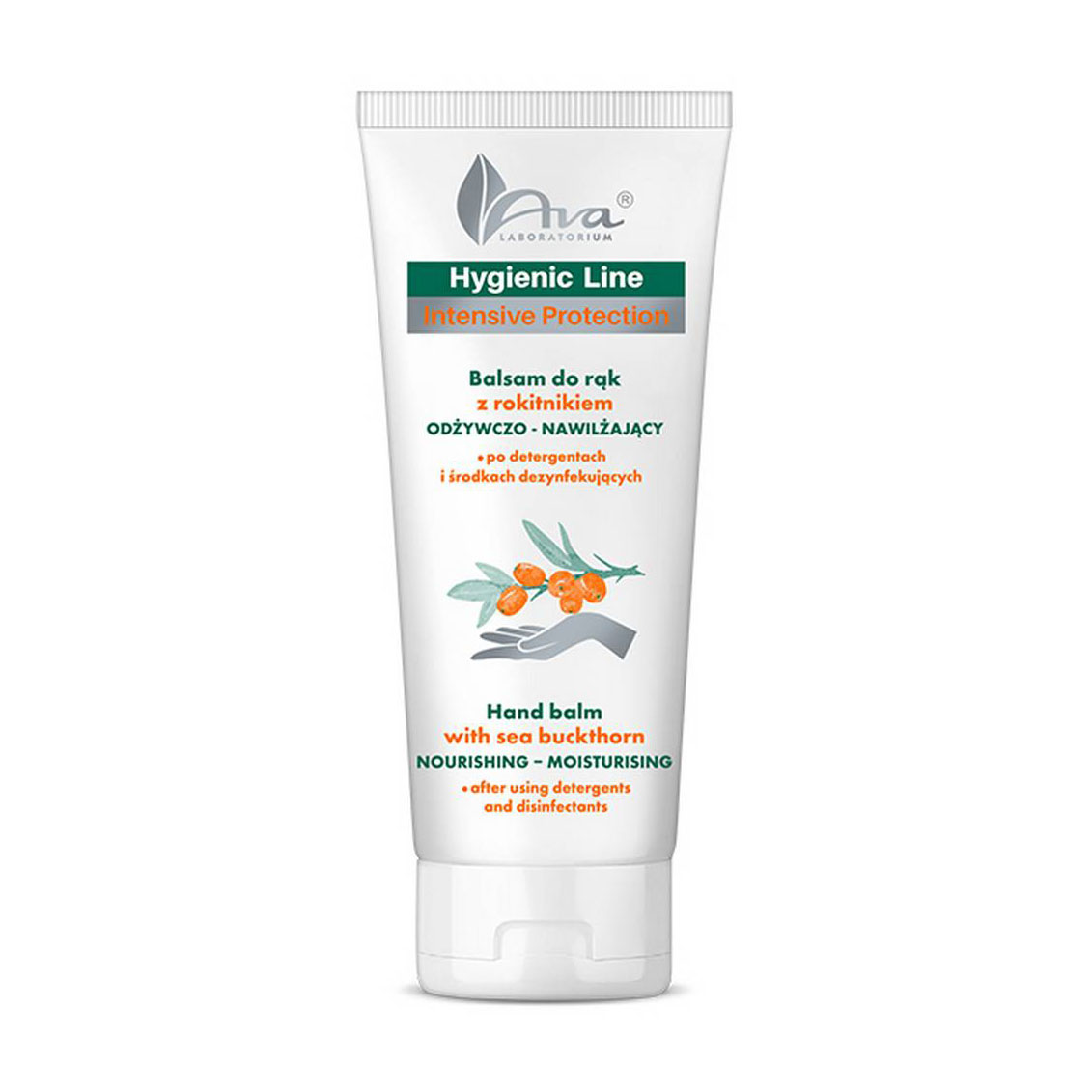 Лосьйон для рук AVA Laboratorium Hygienic Line Hand Balm With Sea Buckthorn, 200 мл